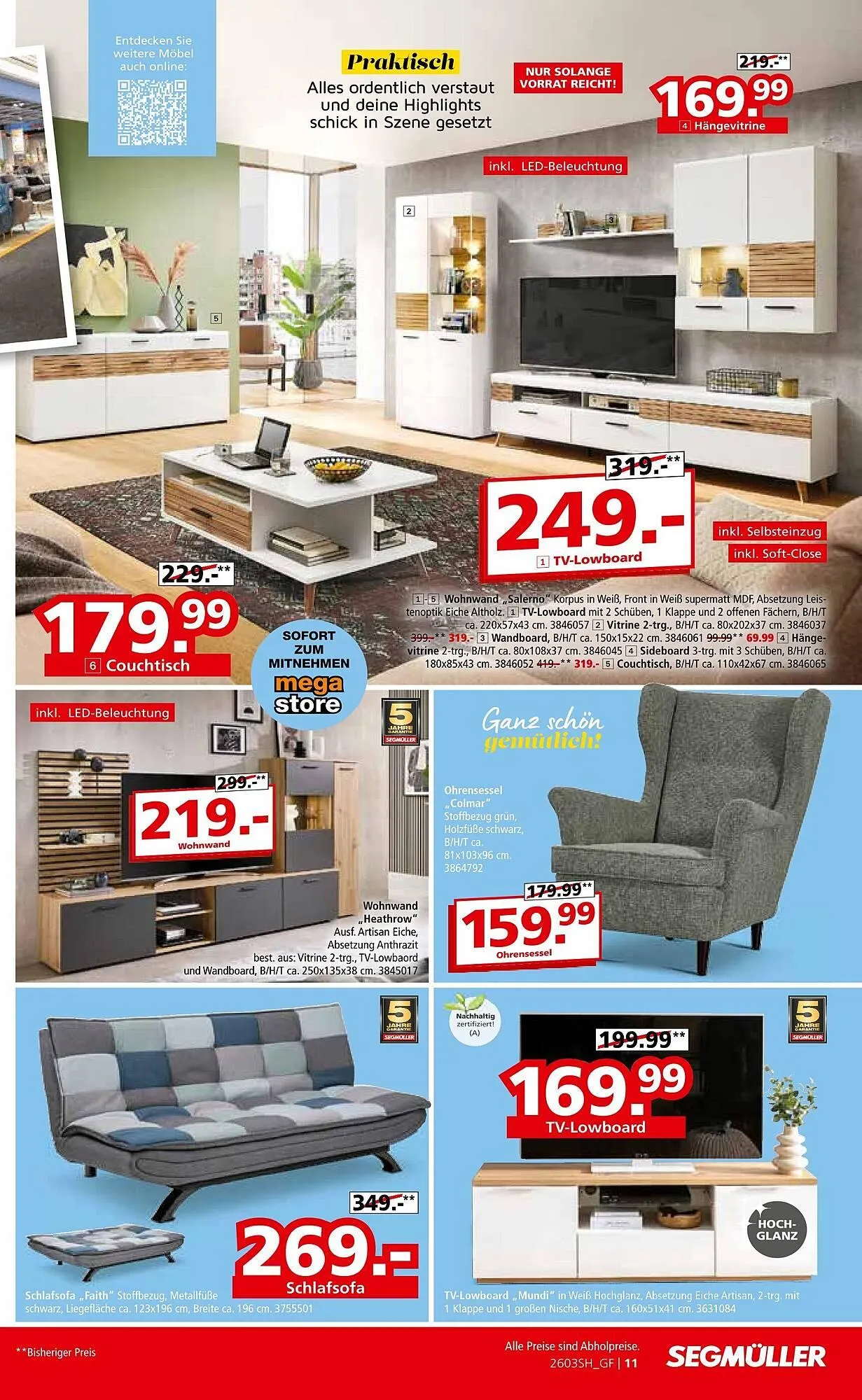 Segmüller Prospekt von 14. März bis 28. März 2026 - Prospekt seite 15