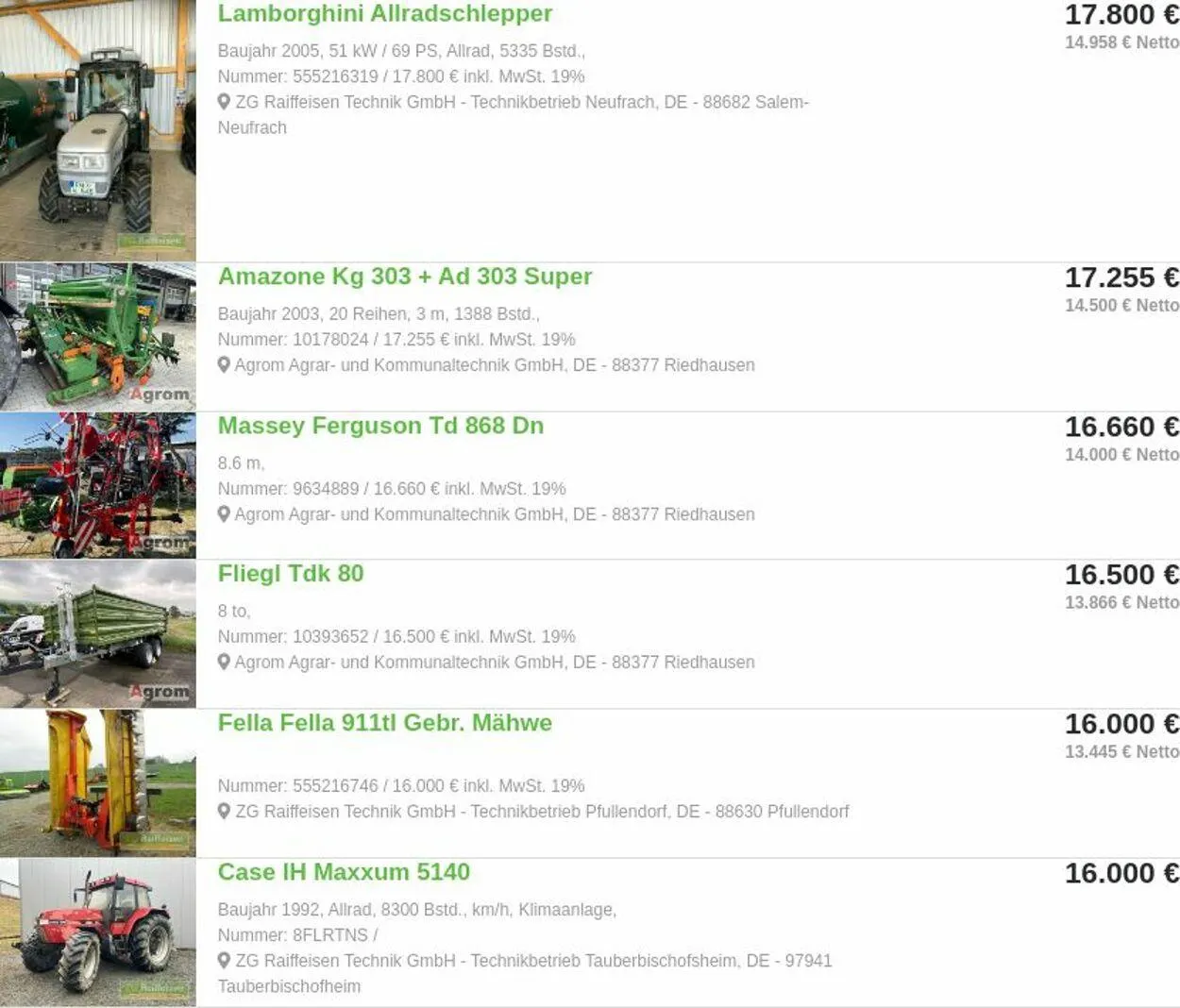 ZG Raiffeisen Aktueller Prospekt von 14. April bis 23. April 2025 - Prospekt seite 17