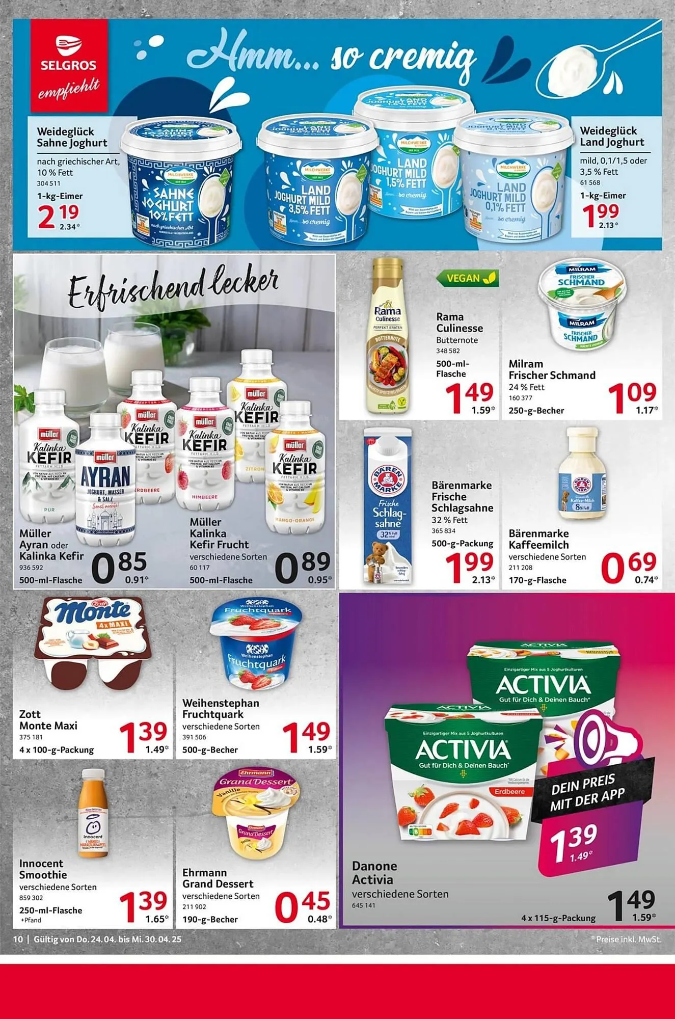 Selgros Prospekt von 24. April bis 30. April 2025 - Prospekt seite 10