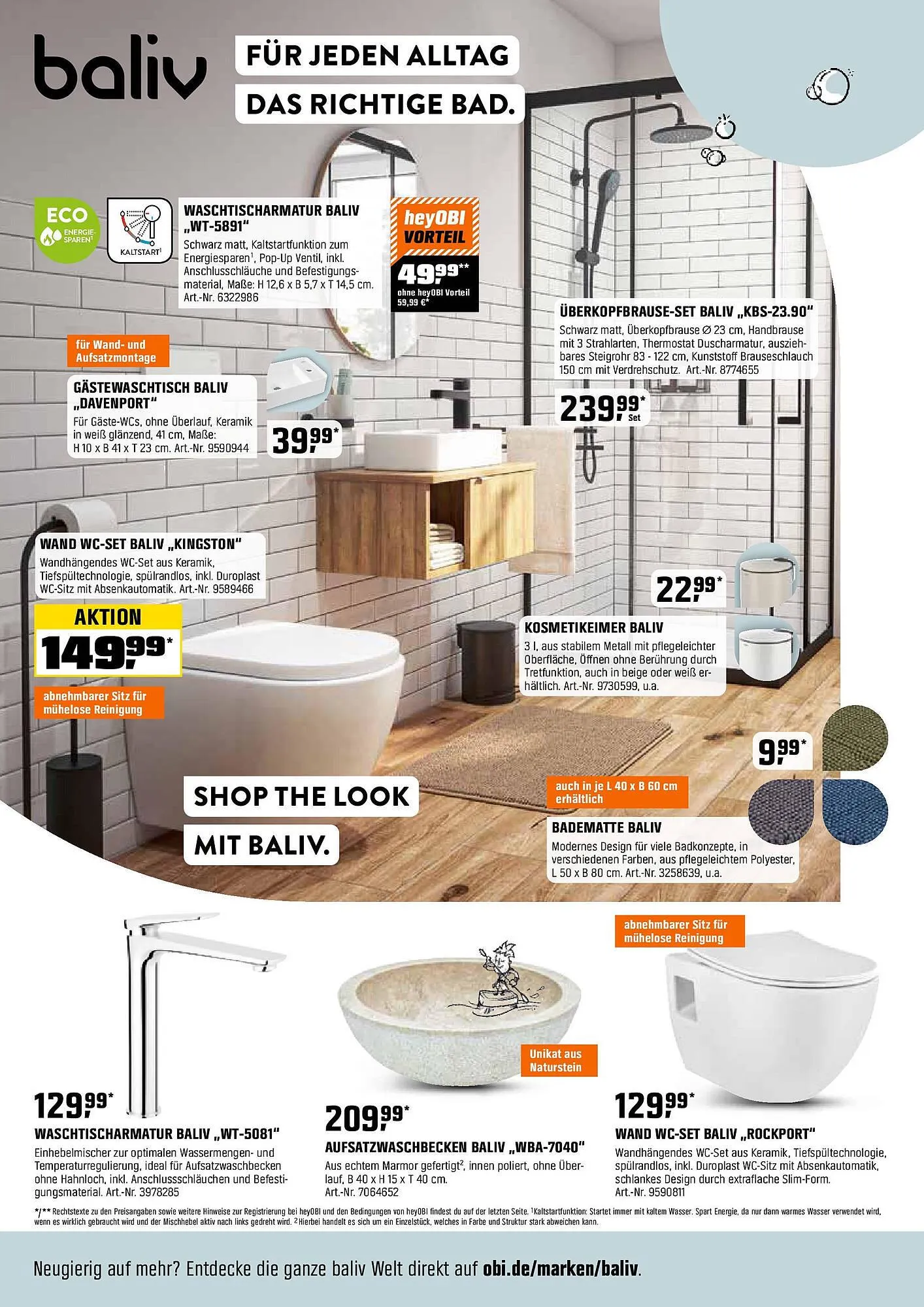 OBI Prospekt von 14. August bis 31. August 2025 - Prospekt seite 6
