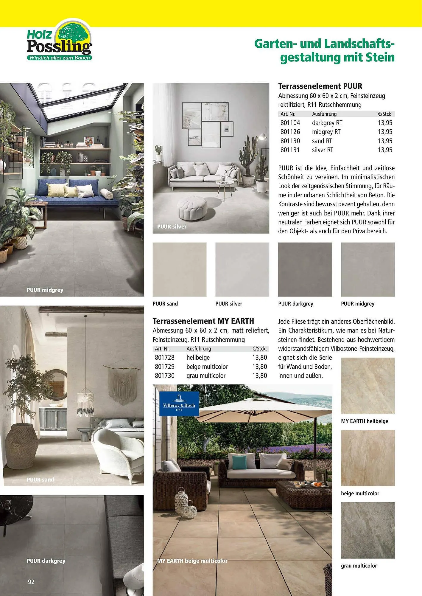 Holz Possling Prospekt von 31. März bis 30. Juni 2025 - Prospekt seite 92