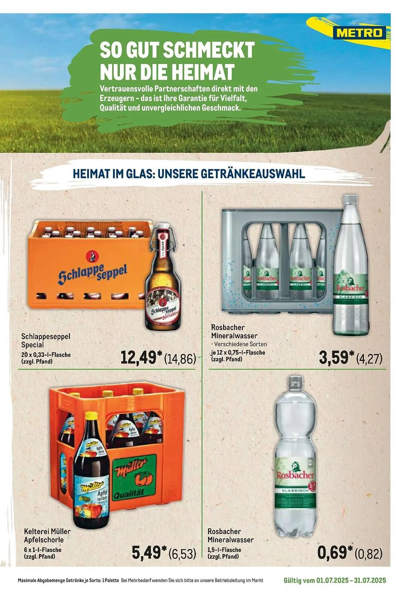 METRO Prospekt von 1. Juli bis 31. Juli 2025 - Prospekt seite 55