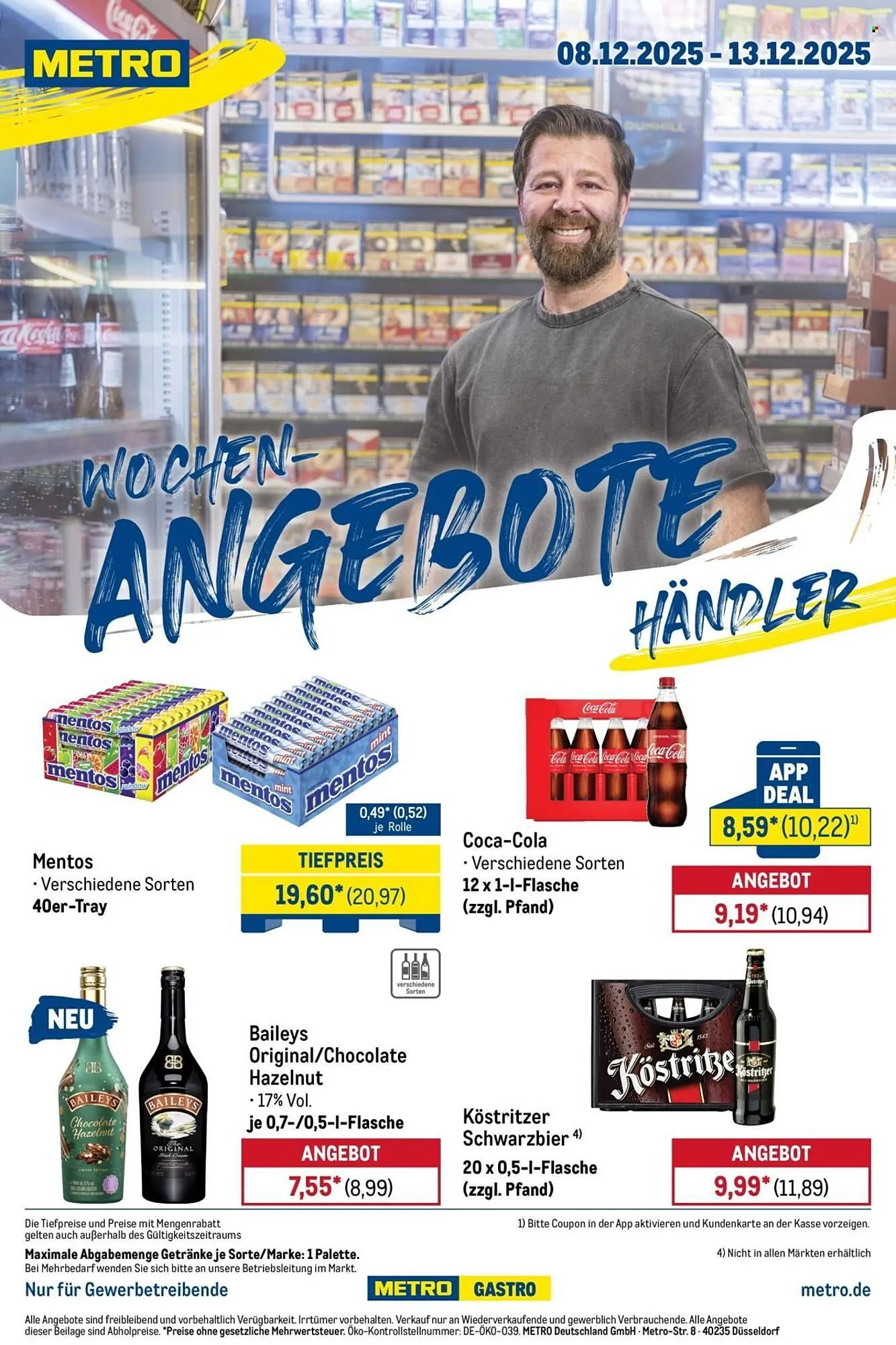 METRO Prospekt von 8. Dezember bis 13. Dezember 2025 - Prospekt seite 1