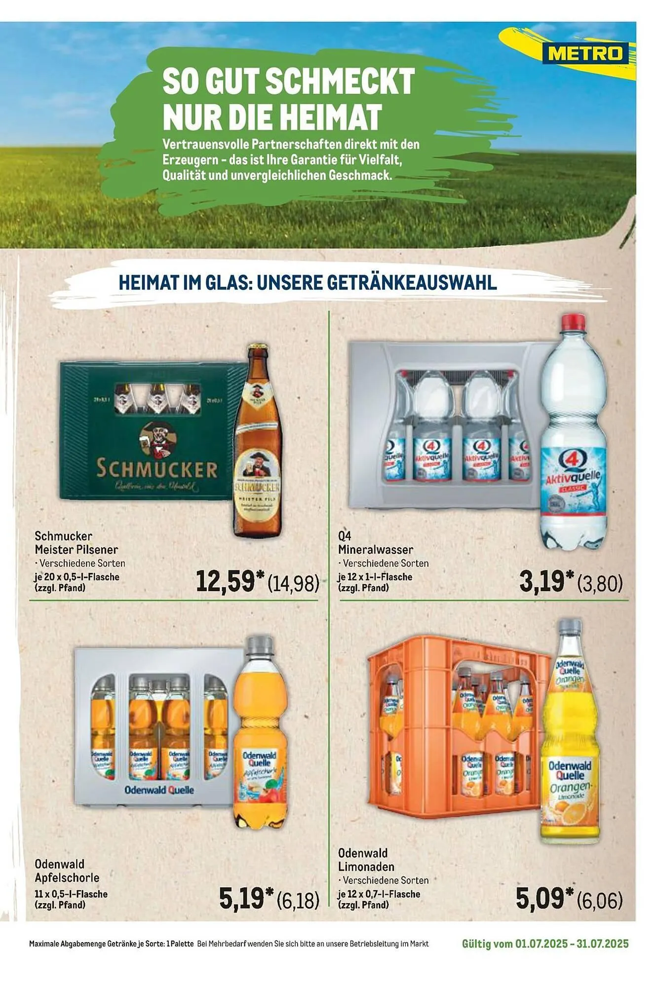 METRO Prospekt von 1. Juli bis 31. Juli 2025 - Prospekt seite 63