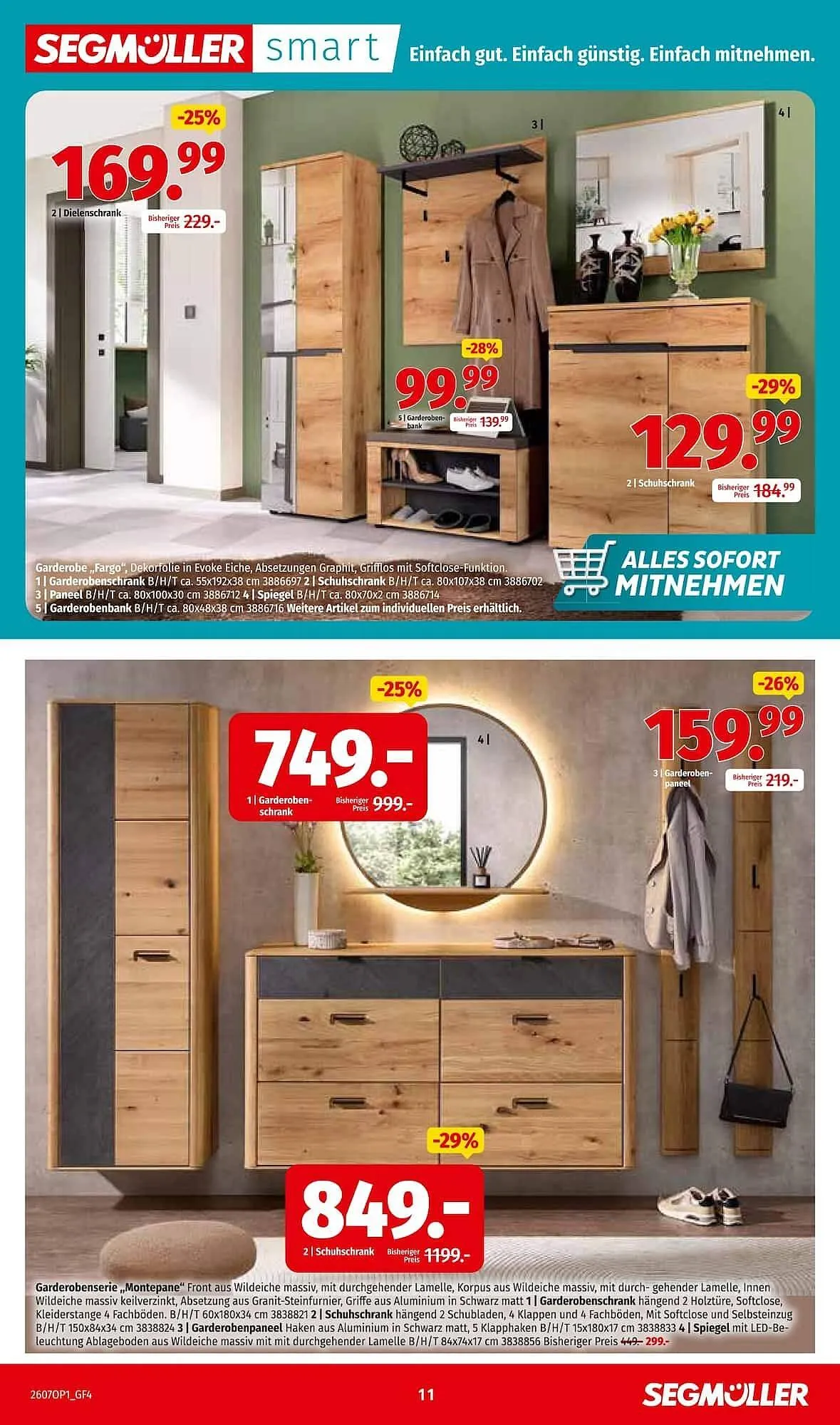 Segmüller Prospekt von 4. Juli bis 1. August 2026 - Prospekt seite 11