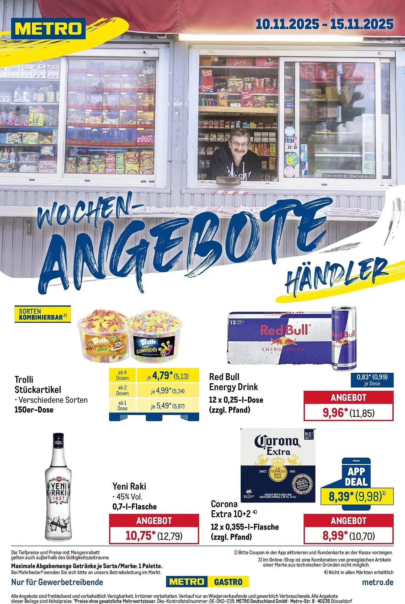 METRO Prospekt von 10. November bis 15. November 2025 - Prospekt seite 1