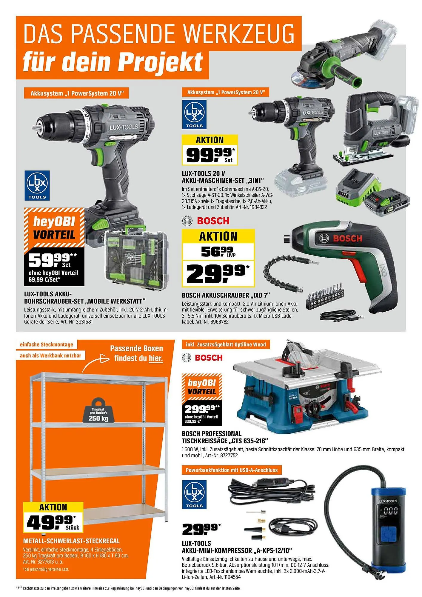 OBI Prospekt von 31. Juli bis 14. August 2025 - Prospekt seite 14