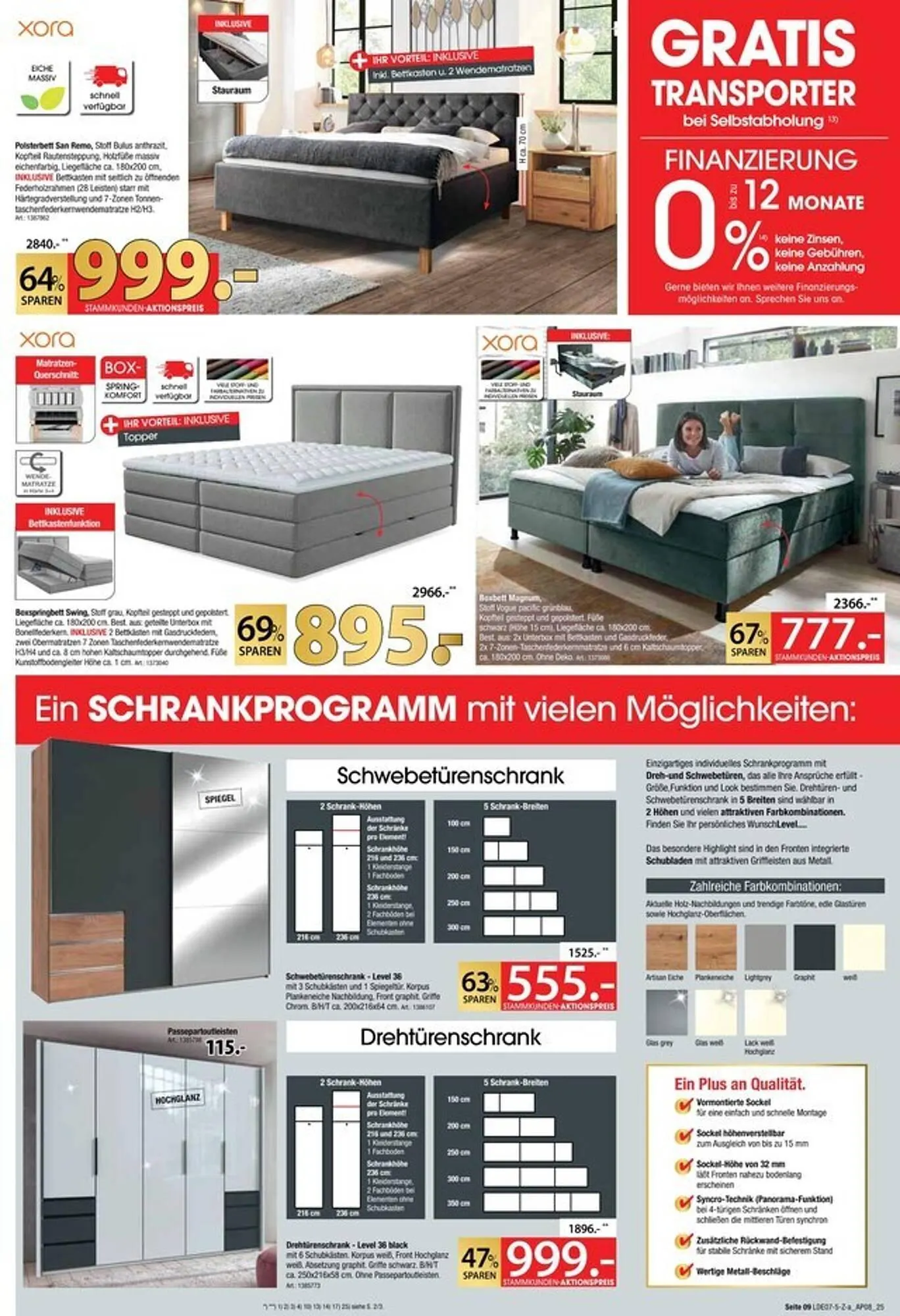 Zurbrüggen Prospekt von 19. Juli bis 2. August 2025 - Prospekt seite 9