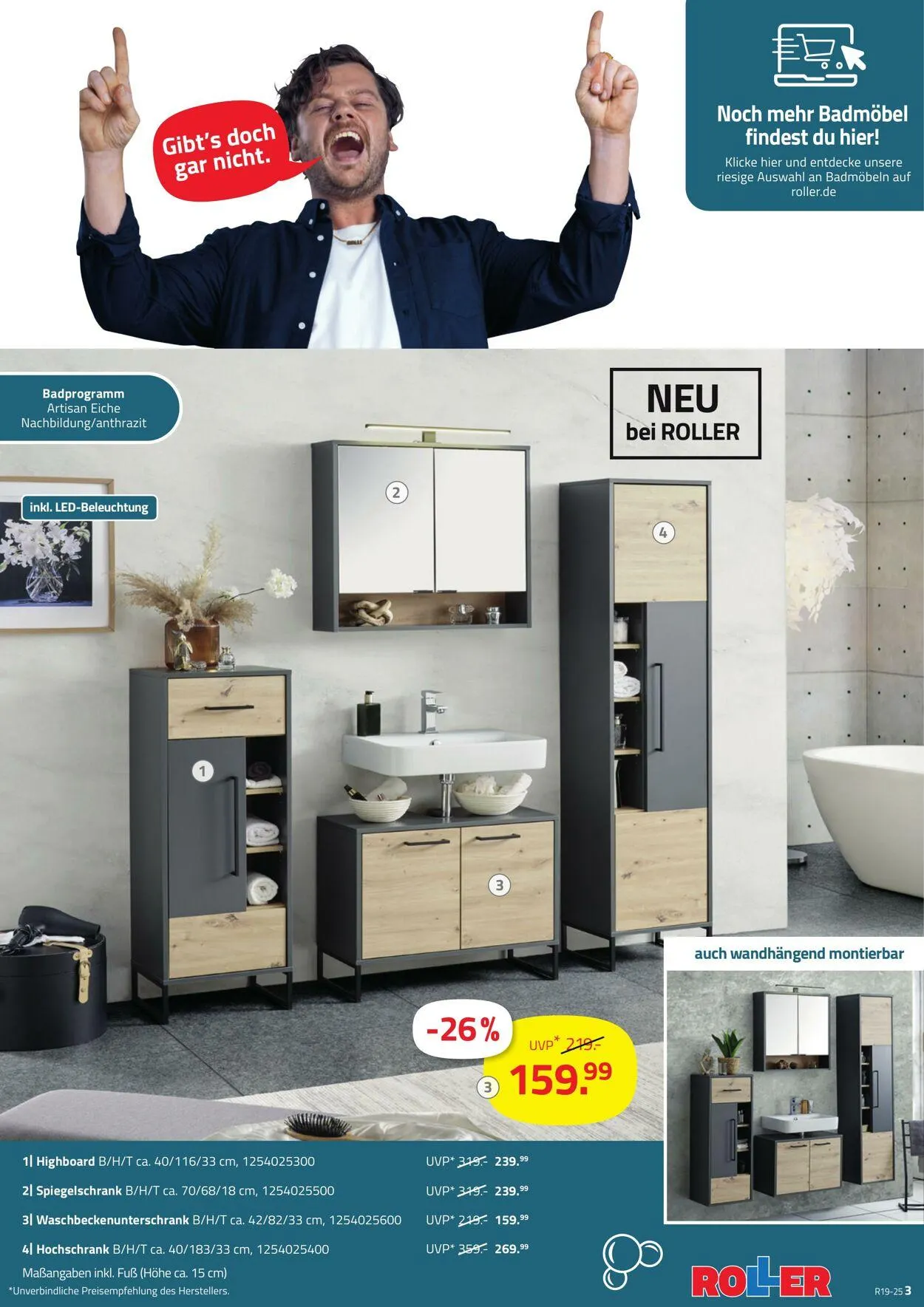 Roller Aktueller Prospekt von 11. Mai bis 25. Mai 2025 - Prospekt seite 3