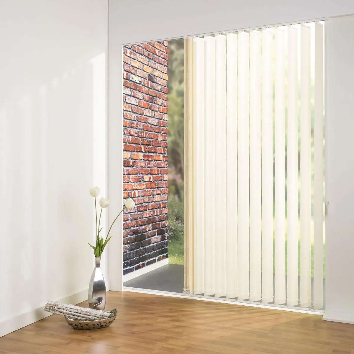 Schiebevorhang 180 x 250 cm beige 89 mm