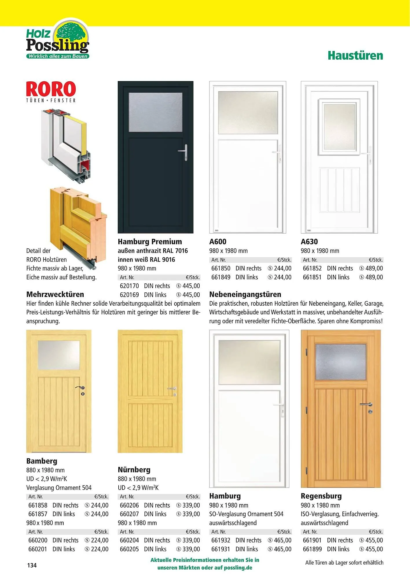 Holz Possling Prospekt von 2. Mai bis 31. Juli 2025 - Prospekt seite 134