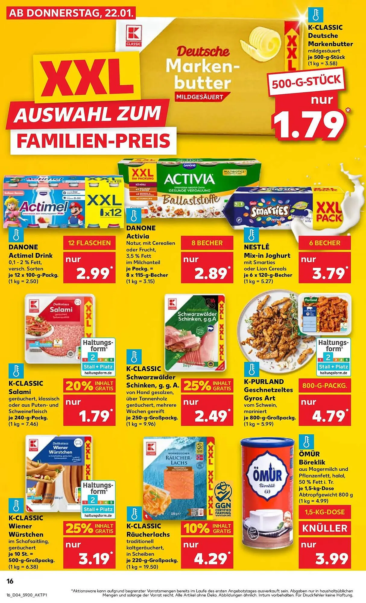 Kaufland Prospekt von 25. Januar bis 28. Januar 2026 - Prospekt seite 16