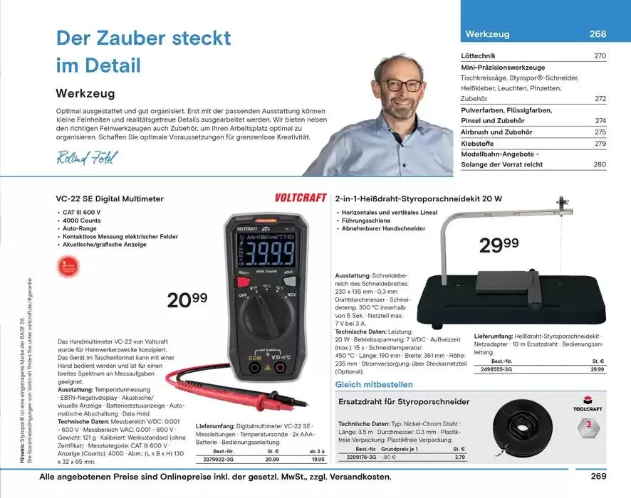 Modellbahn Katalog von 29. Oktober bis 31. Dezember 2025 - Prospekt seite 271