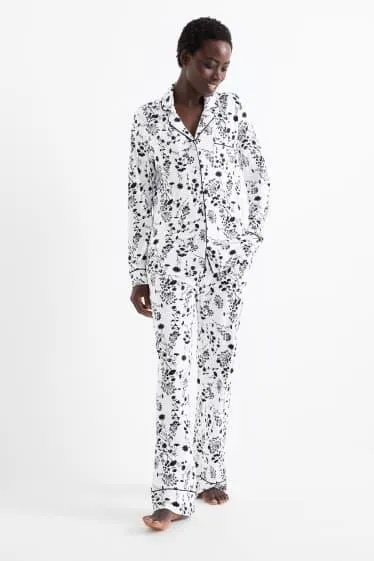 Viscose pyjamas - floral