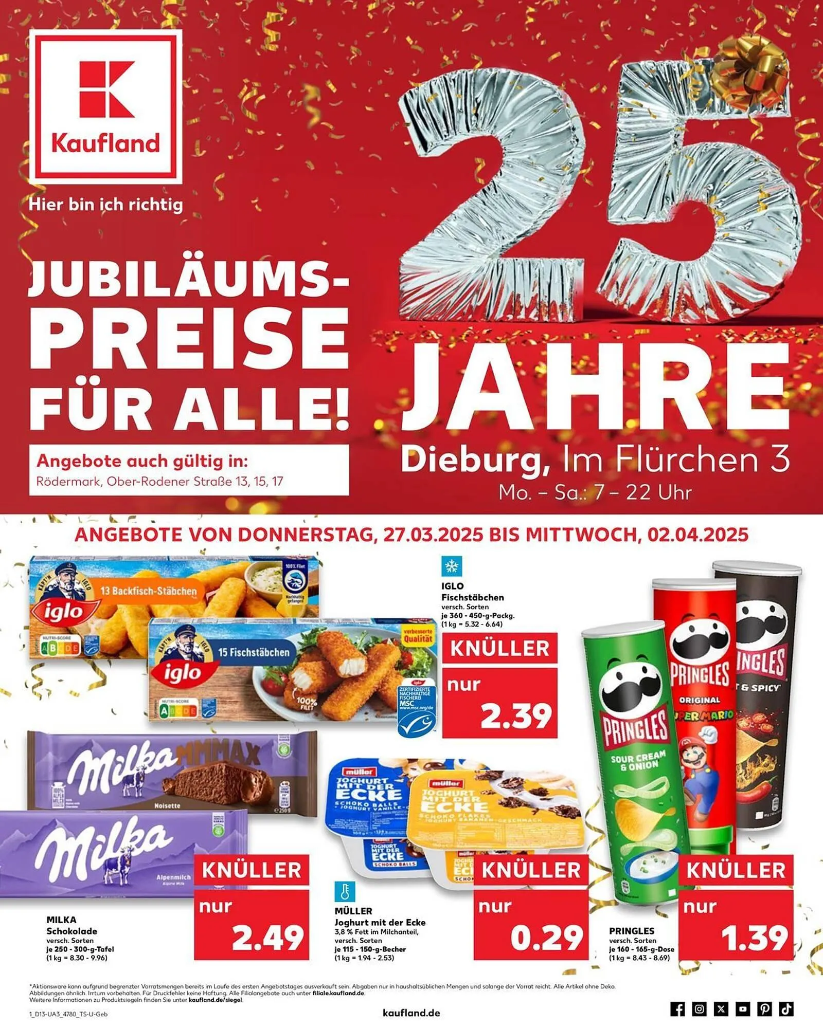 Kaufland Prospekt von 27. März bis 2. April 2025 - Prospekt seite 1