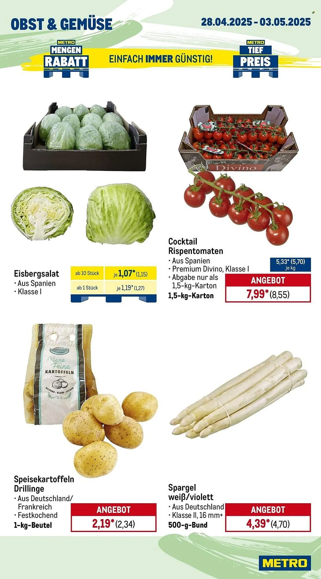 METRO Prospekt von 28. April bis 3. Mai 2025 - Prospekt seite 8