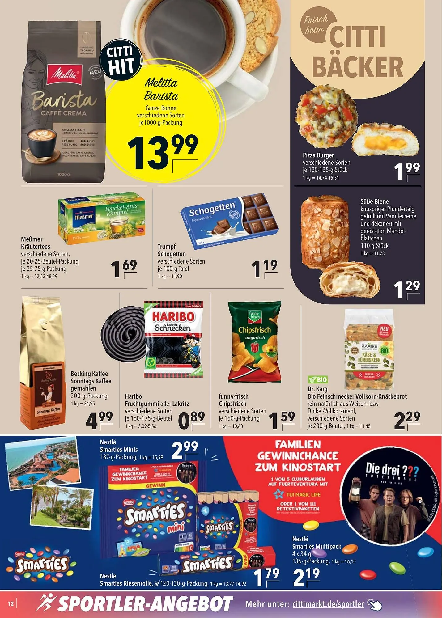 CITTI Markt Prospekt von 14. Januar bis 20. Januar 2026 - Prospekt seite 12