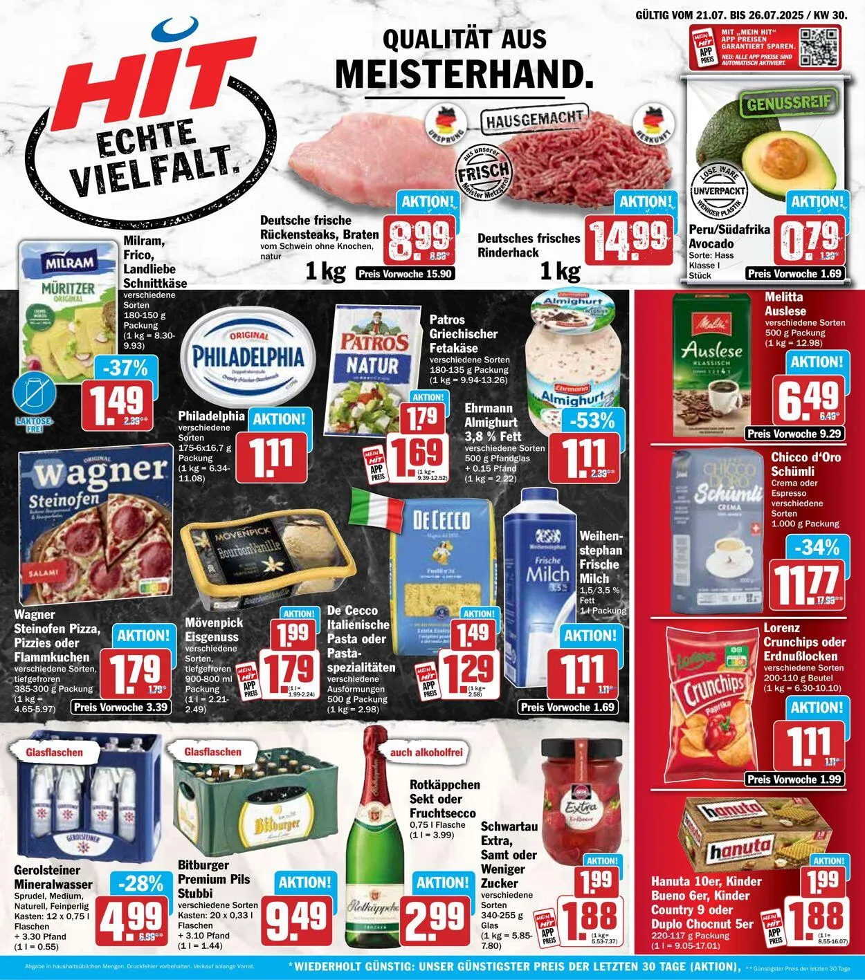 Hit - Prüm von 21. Juli bis 26. Juli 2025 - Prospekt seite 1