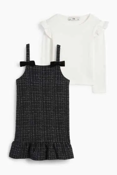Set - dress and long sleeve top - 2 piece