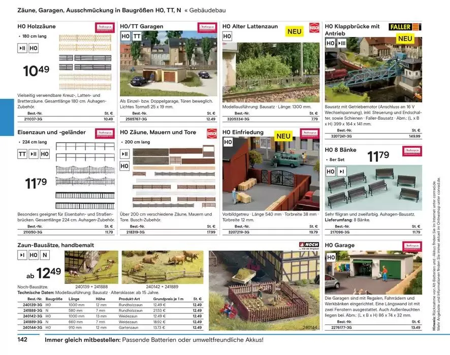 Modellbahn Katalog von 29. Oktober bis 31. Dezember 2025 - Prospekt seite 144