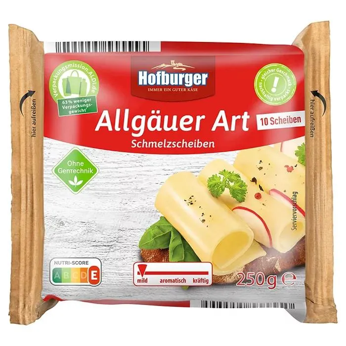 HOFBURGER Schmelzscheiben 250 g, Allgäu