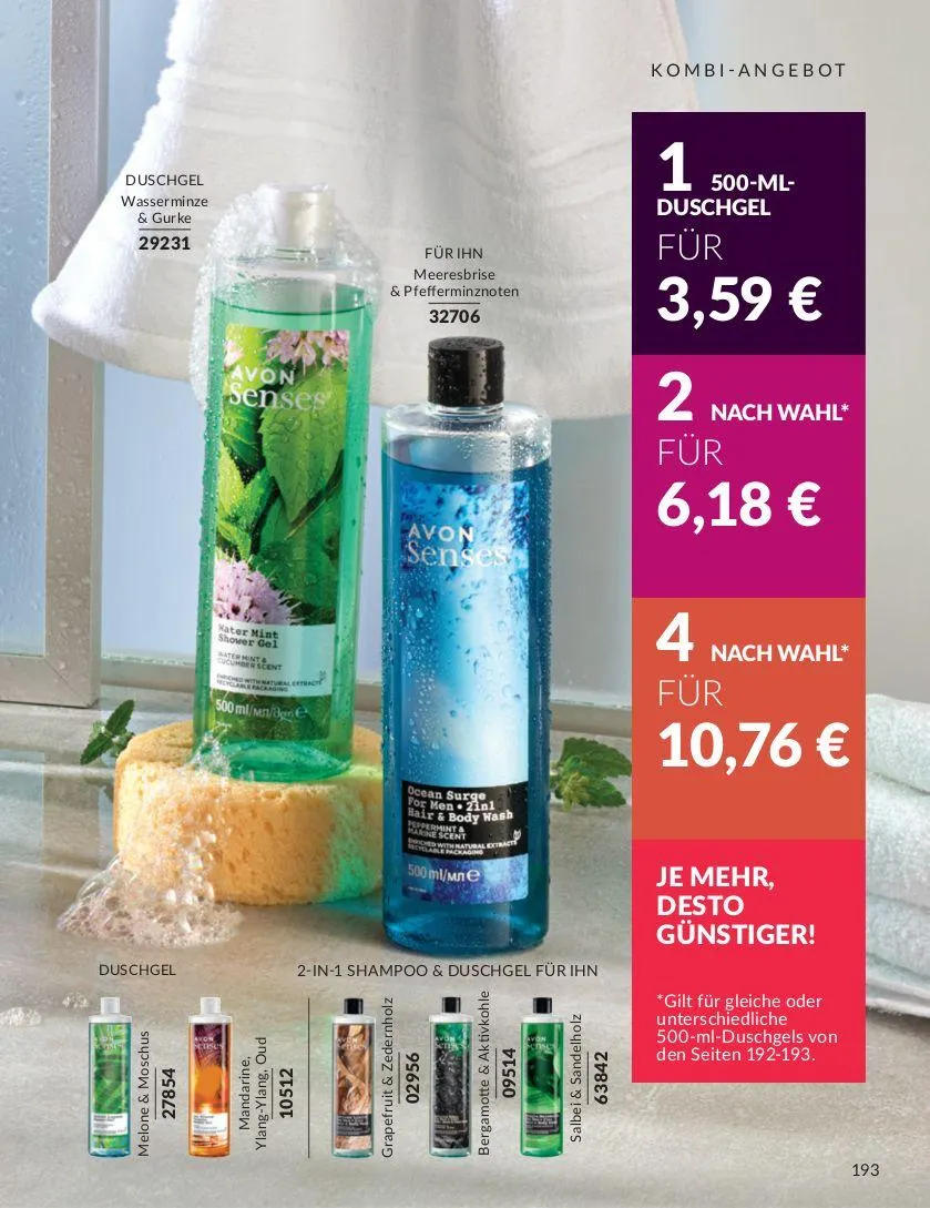 Avon Aktueller Prospekt von 19. März bis 2. April 2025 - Prospekt seite 193
