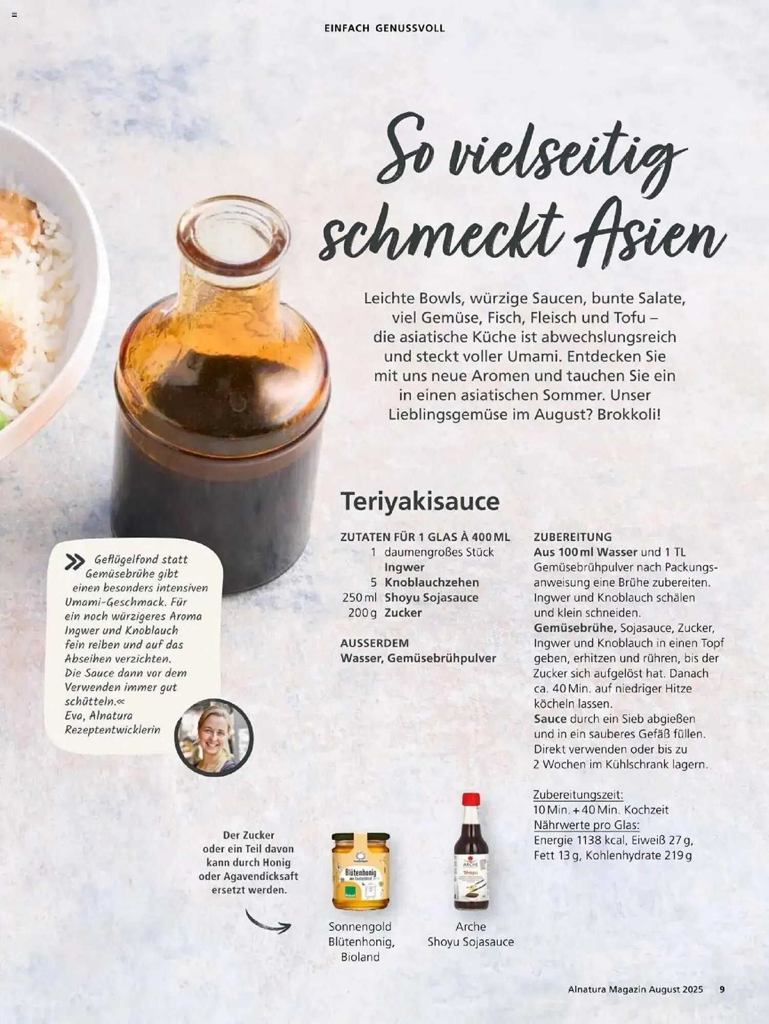 Alnatura Prospekt von 1. August bis 31. August 2025 - Prospekt seite 9