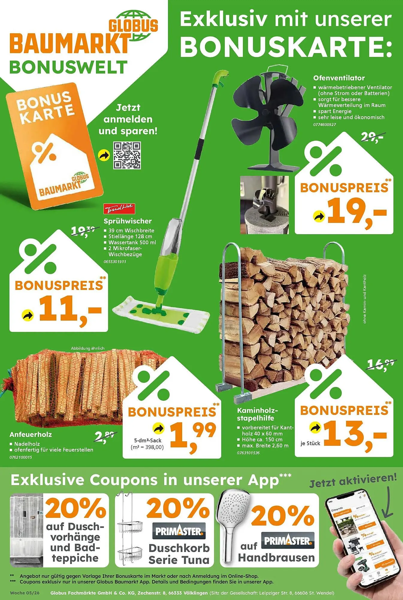 Globus Baumarkt Prospekt von 25. Januar bis 31. Januar 2026 - Prospekt seite 15