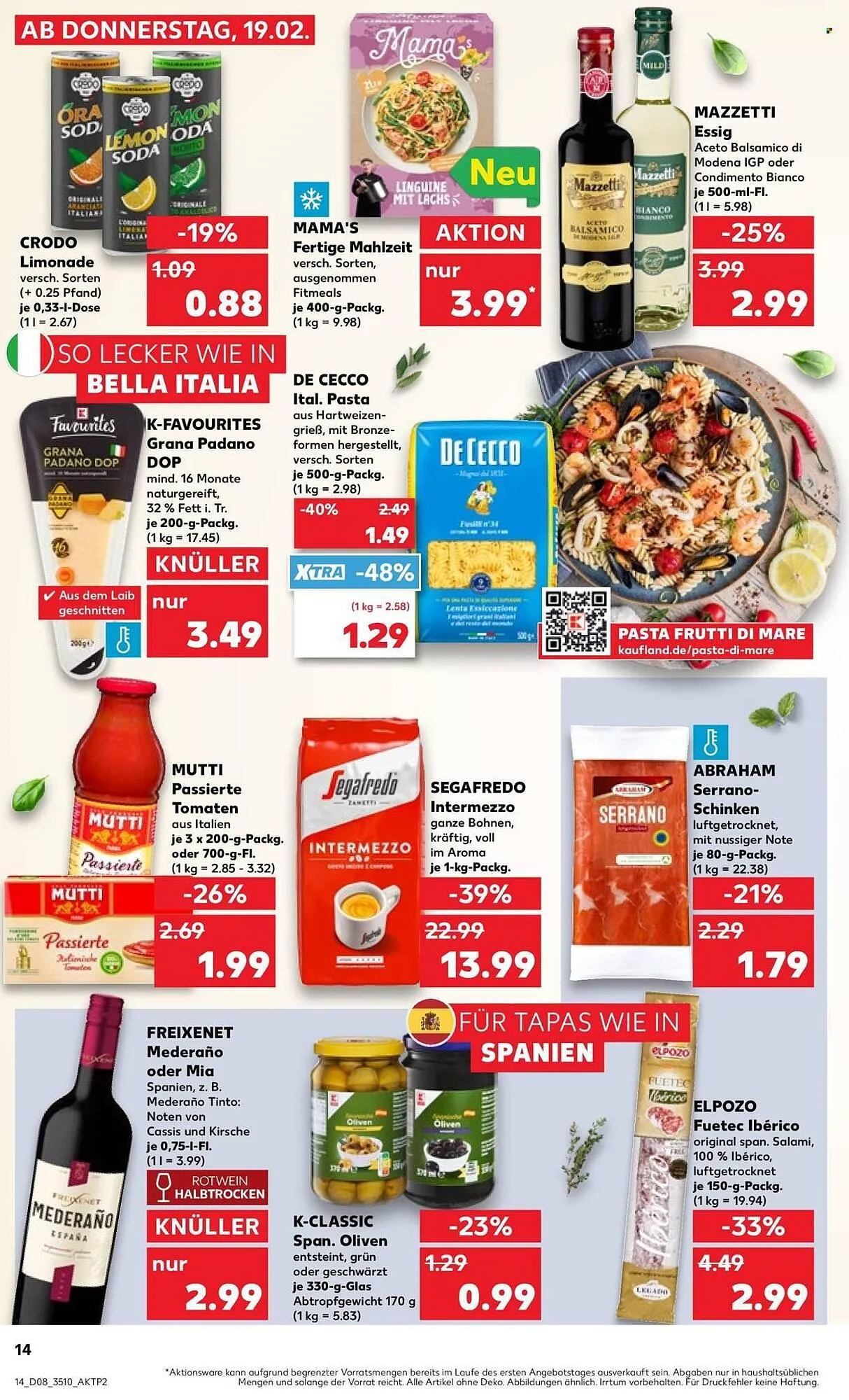 Kaufland Prospekt von 19. Februar bis 25. Februar 2026 - Prospekt seite 14