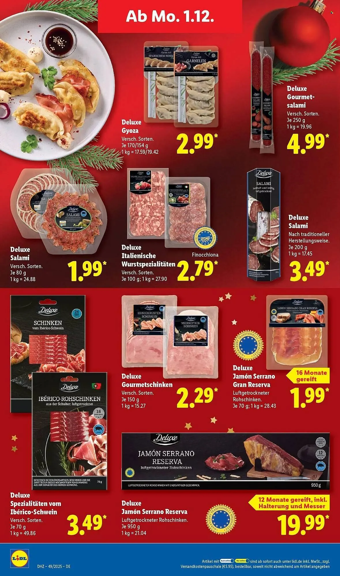 Lidl Prospekt von 1. Dezember bis 6. Dezember 2025 - Prospekt seite 28