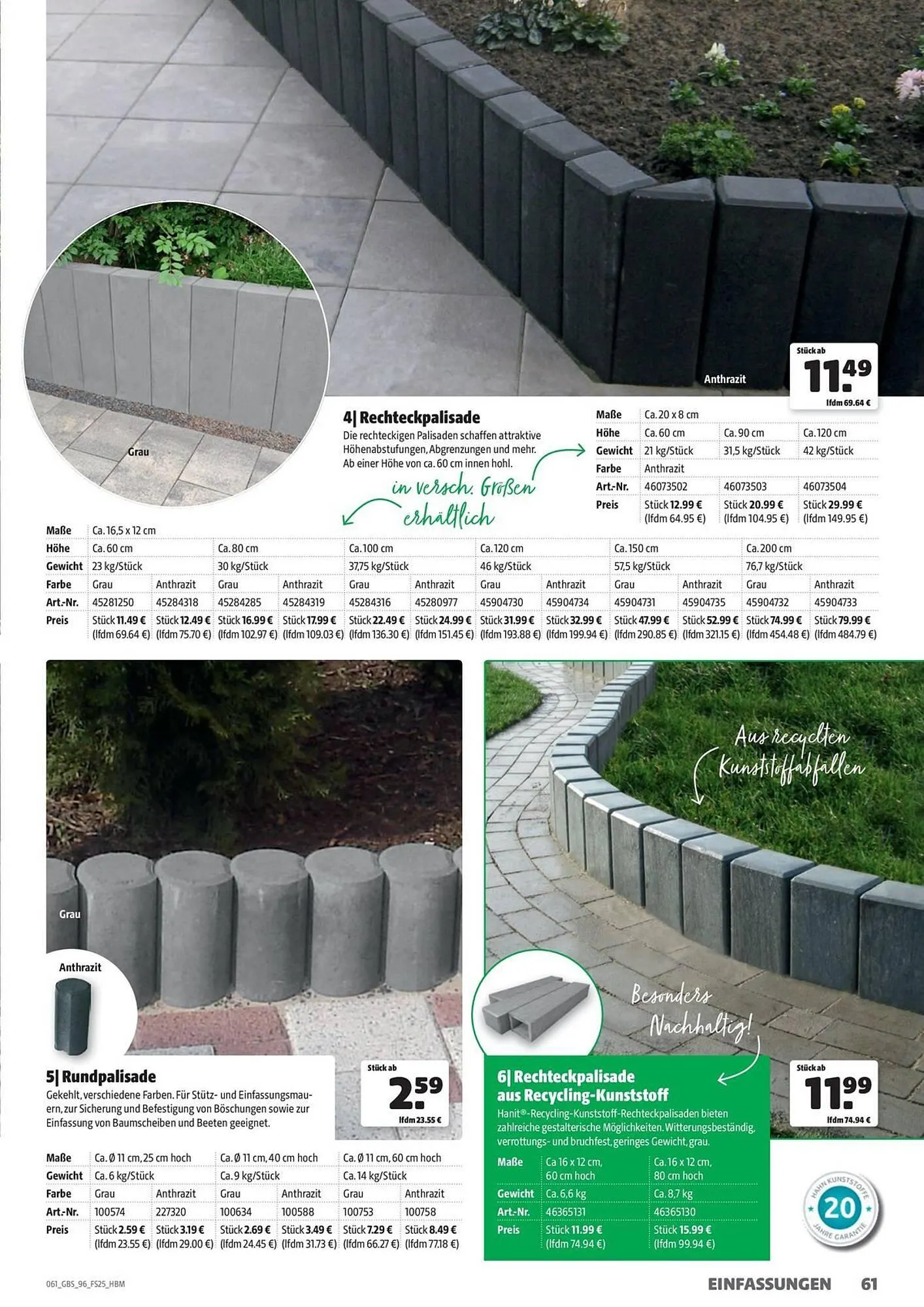 Hagebau Prospekt von 19. September bis 31. Dezember 2025 - Prospekt seite 61