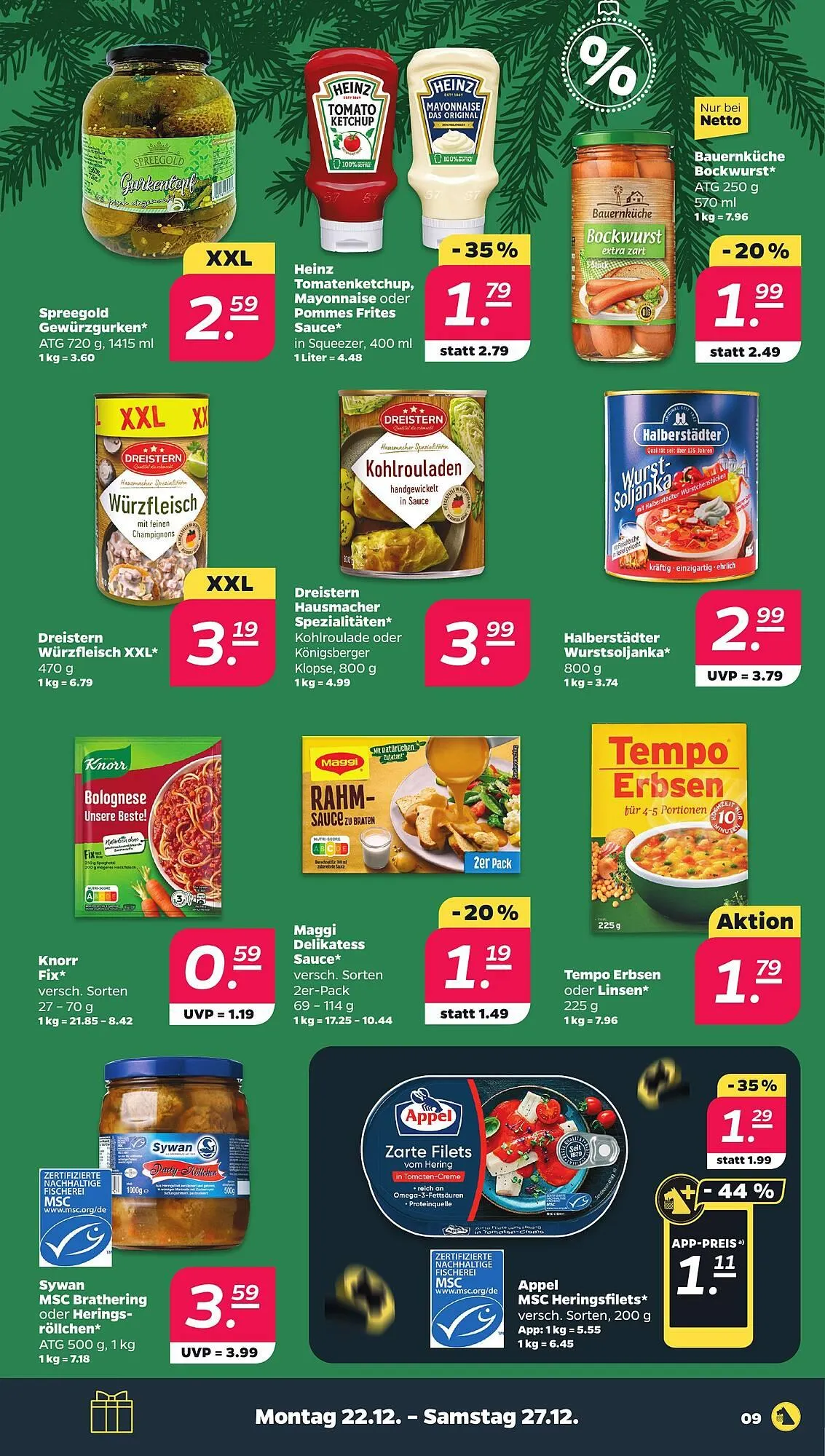NETTO Prospekt von 22. Dezember bis 27. Dezember 2025 - Prospekt seite 9