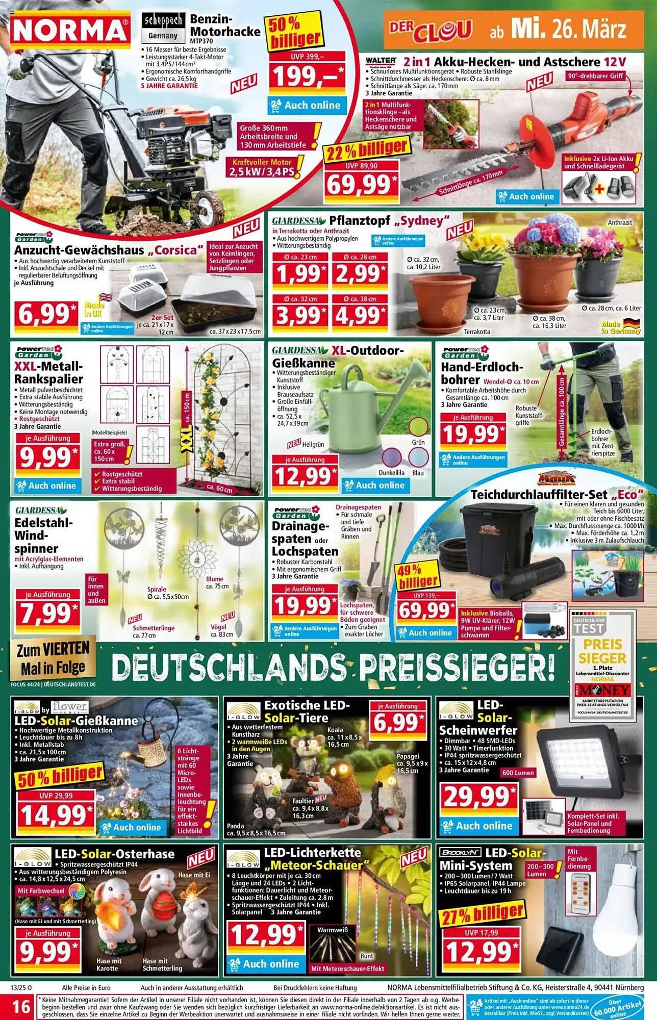 Norma Prospekt von 24. März bis 29. März 2025 - Prospekt seite 16