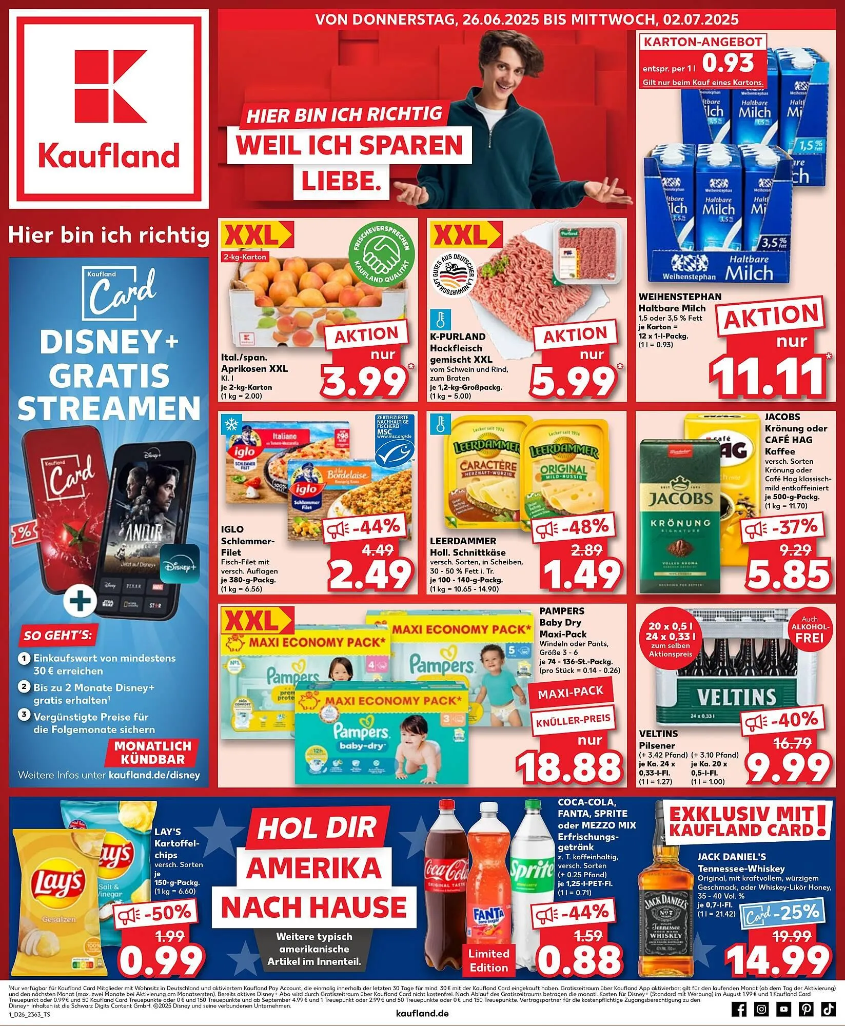 Kaufland Prospekt von 26. Juni bis 2. Juli 2025 - Prospekt seite 1