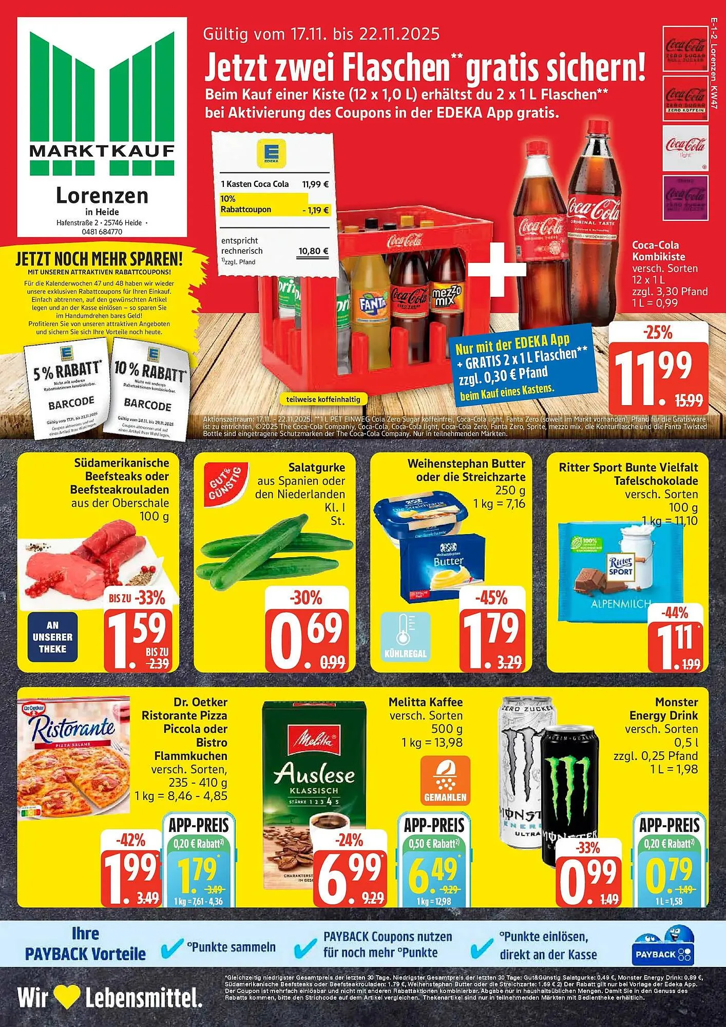 Marktkauf Prospekt von 16. November bis 22. November 2025 - Prospekt seite 1