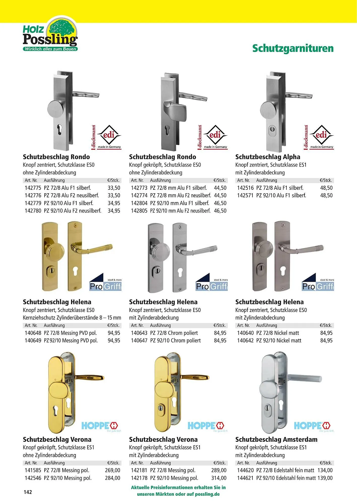 Holz Possling Prospekt von 1. April bis 31. Juli 2026 - Prospekt seite 142