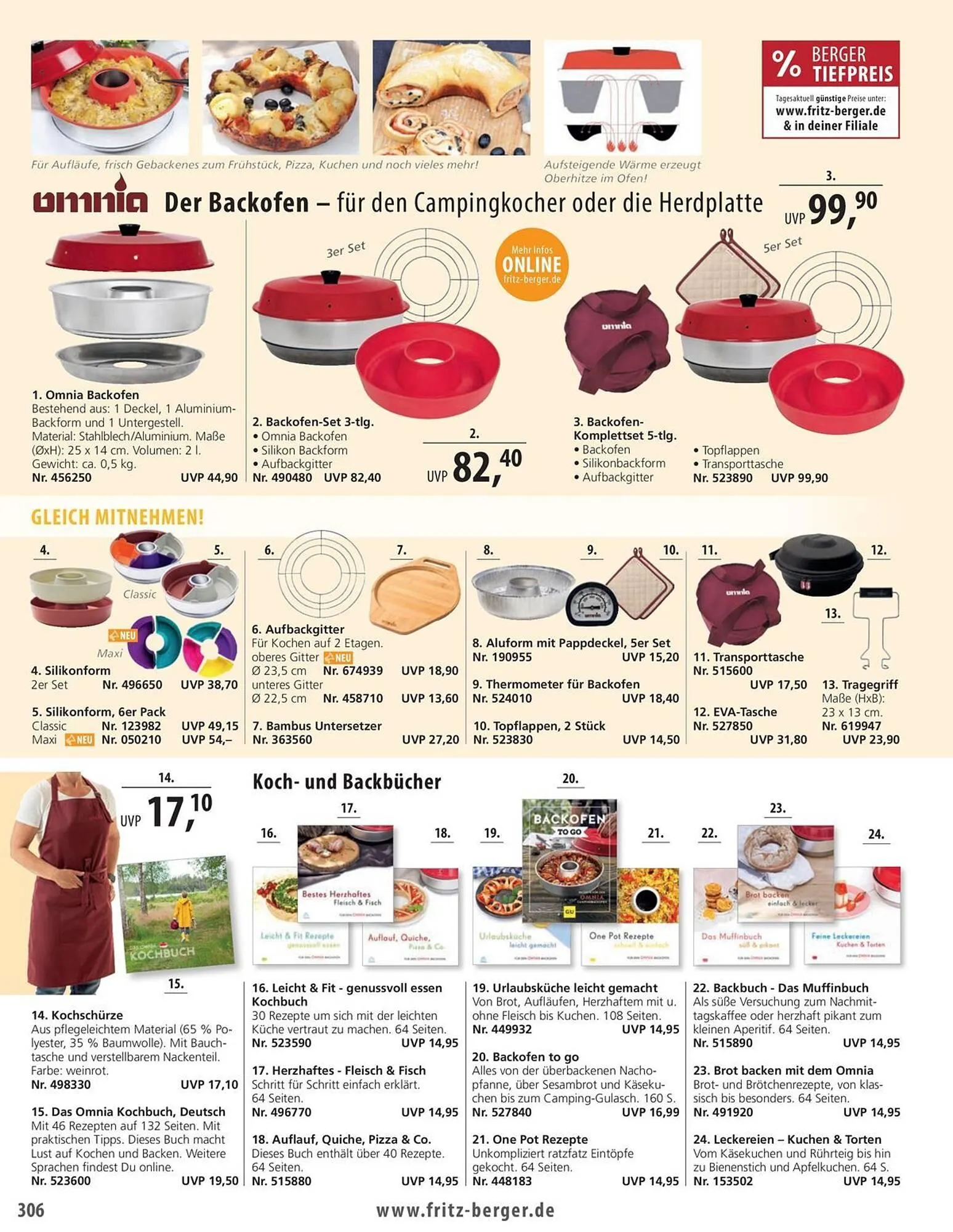 Fritz Berger Prospekt von 27. Mai bis 31. Dezember 2025 - Prospekt seite 306