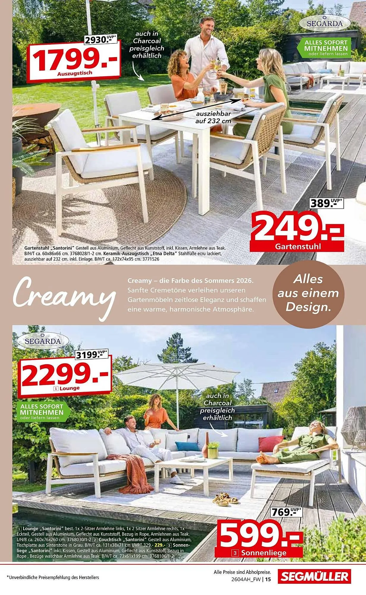 Segmüller Prospekt von 11. April bis 2. Mai 2026 - Prospekt seite 15