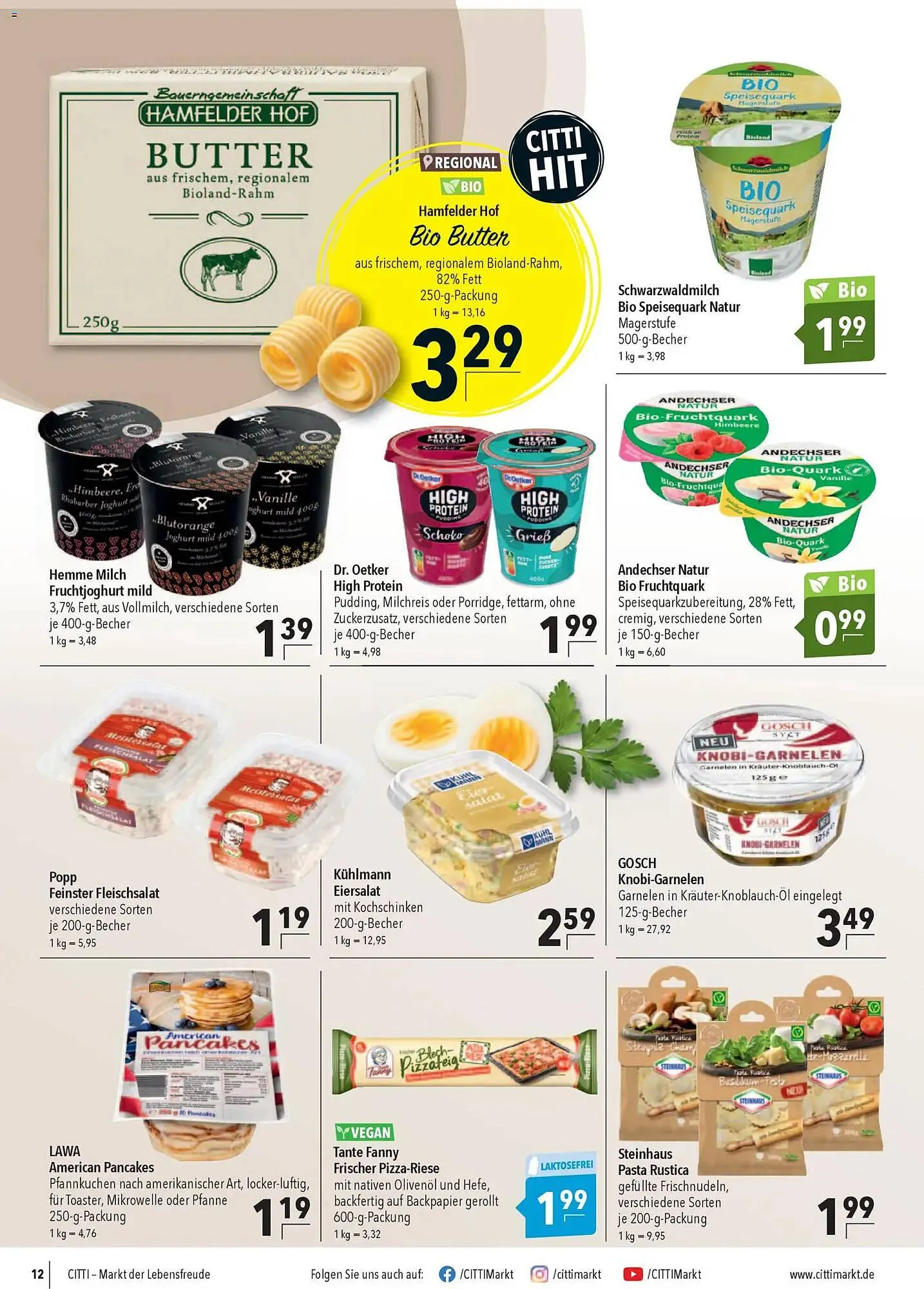 CITTI Markt Prospekt von 18. März bis 24. März 2026 - Prospekt seite 12