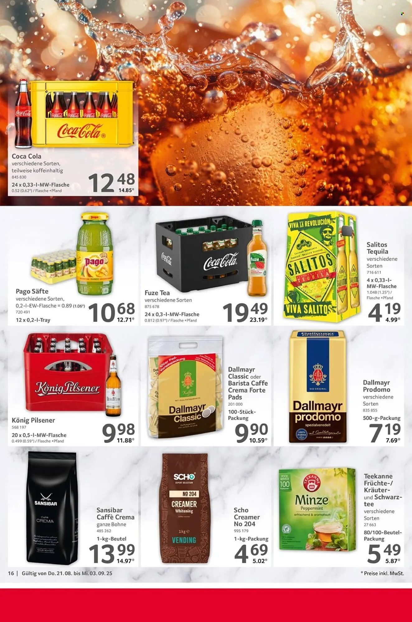 Selgros Prospekt von 21. August bis 3. September 2025 - Prospekt seite 16