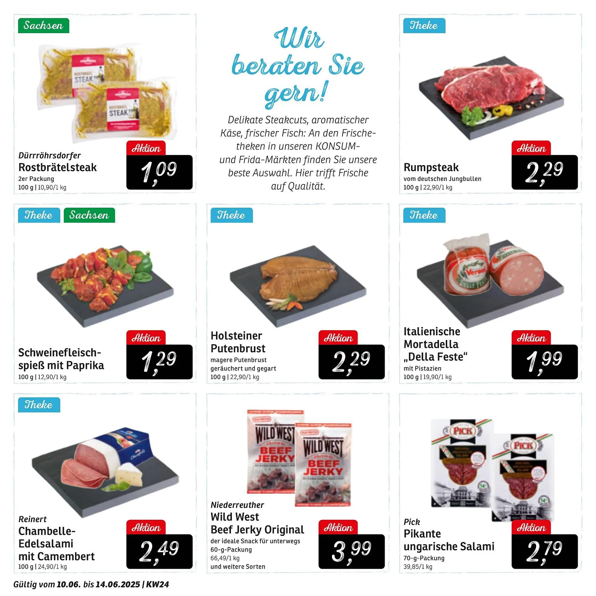 KONSUM Prospekt von 9. Juni bis 14. Juni 2025 - Prospekt seite 8