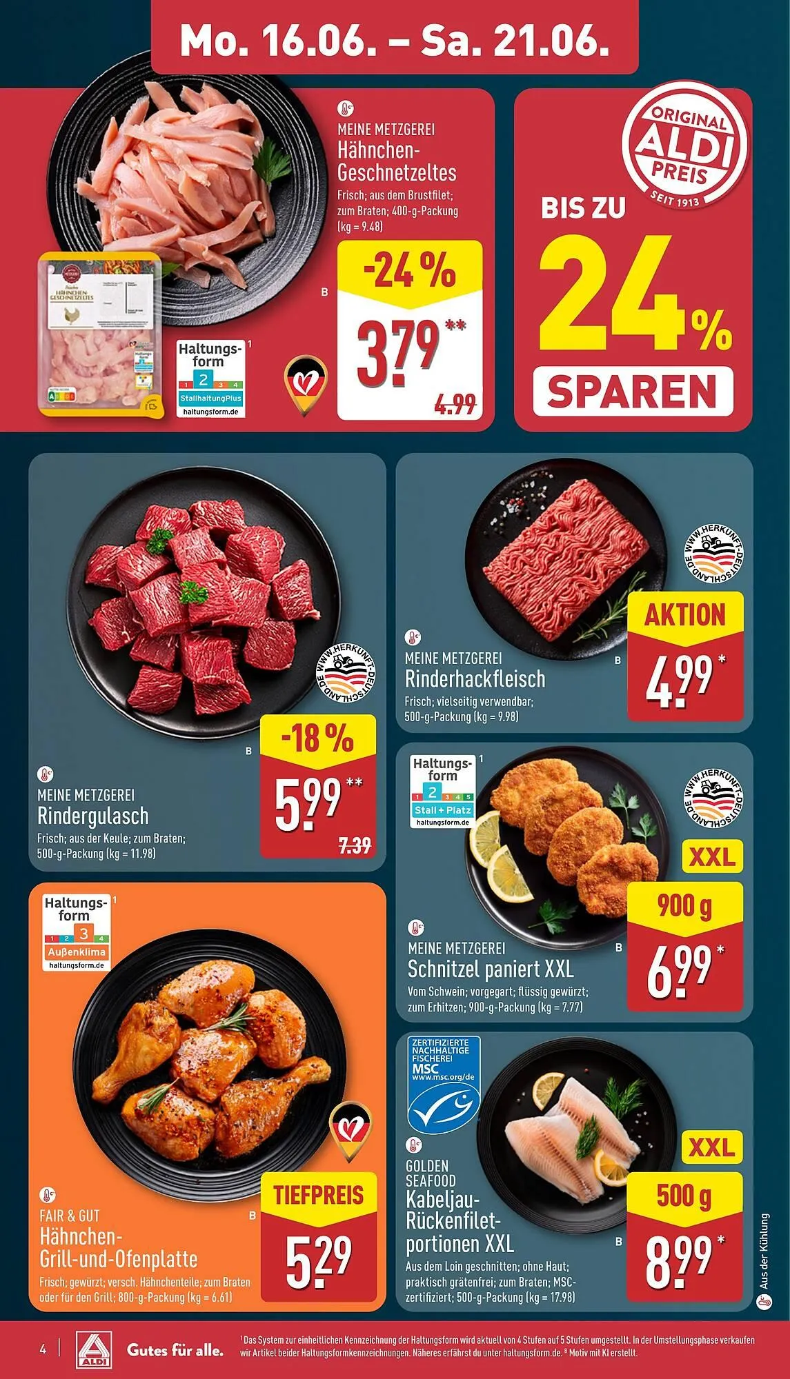 Aldi Nord Prospekt von 16. Juni bis 21. Juni 2025 - Prospekt seite 4
