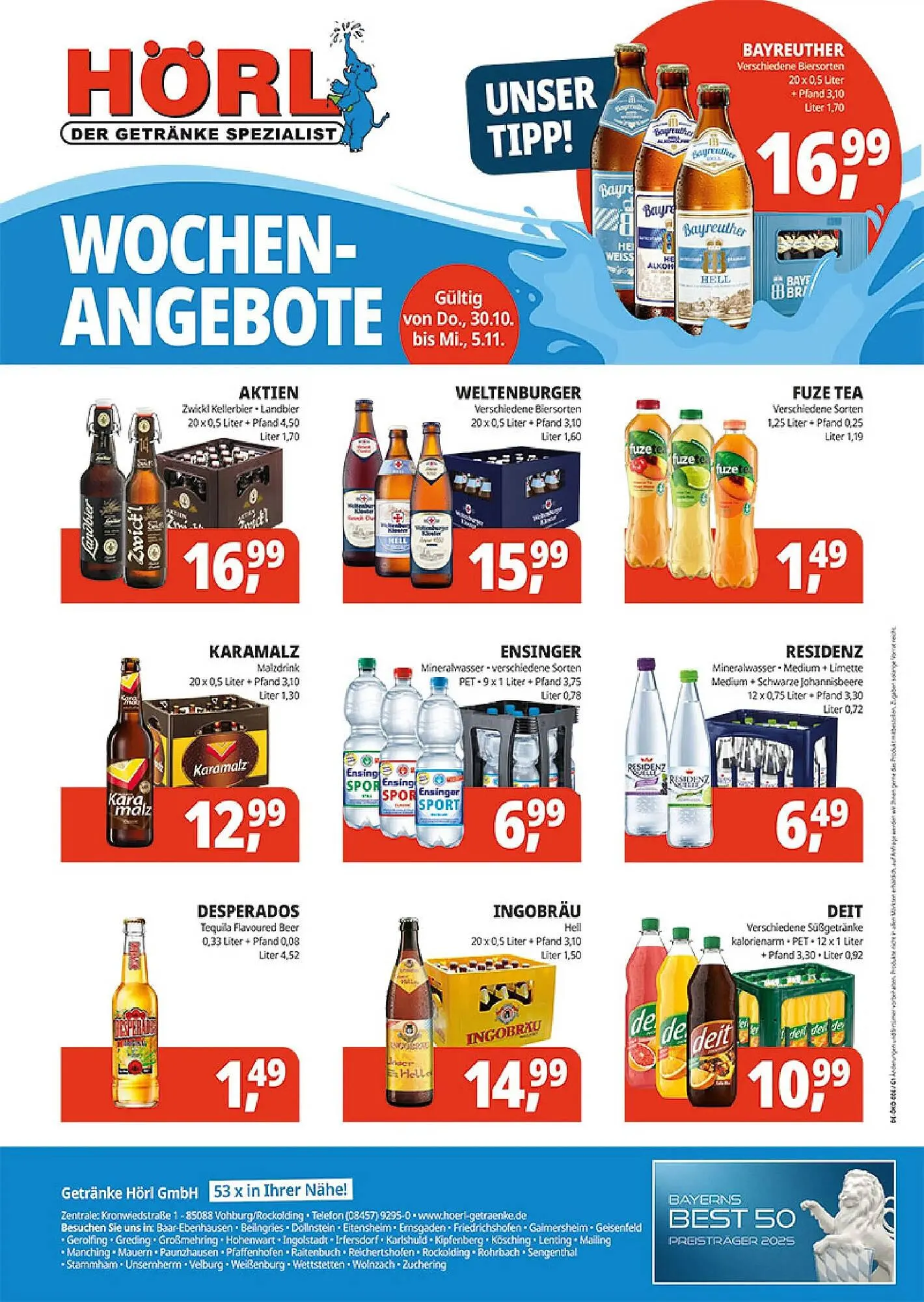 Hörl Getränke Prospekt - 1