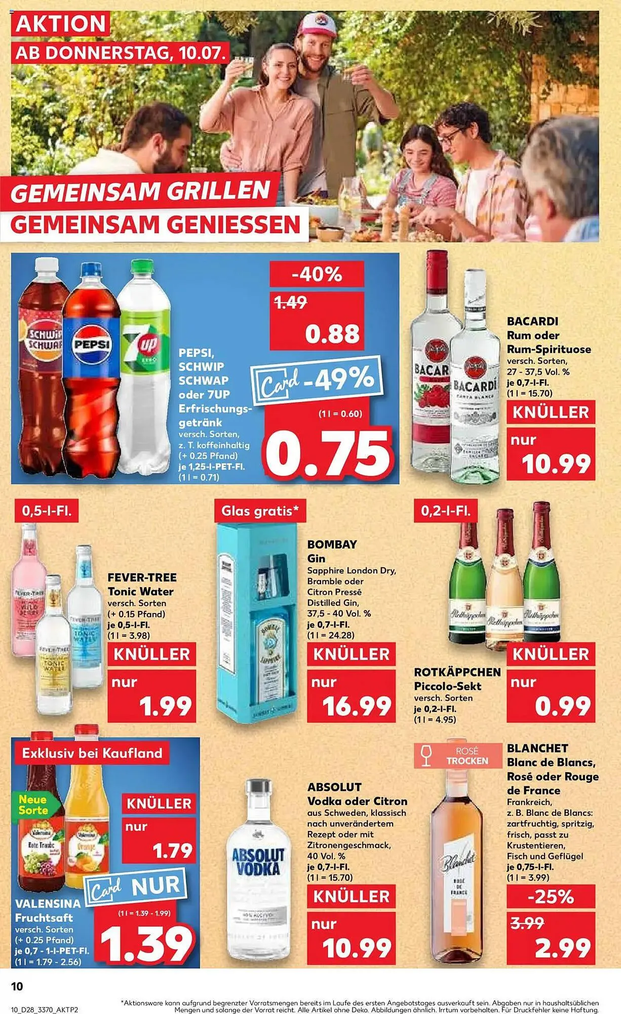 Kaufland Prospekt von 10. Juli bis 16. Juli 2025 - Prospekt seite 10