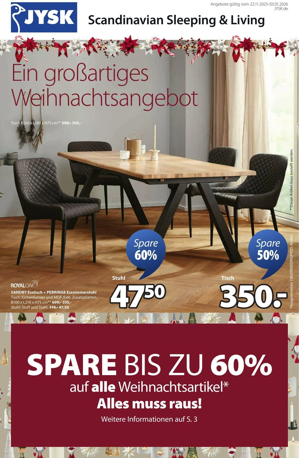 JYSK von 15. Dezember bis 29. Dezember 2025 - Prospekt seite 2