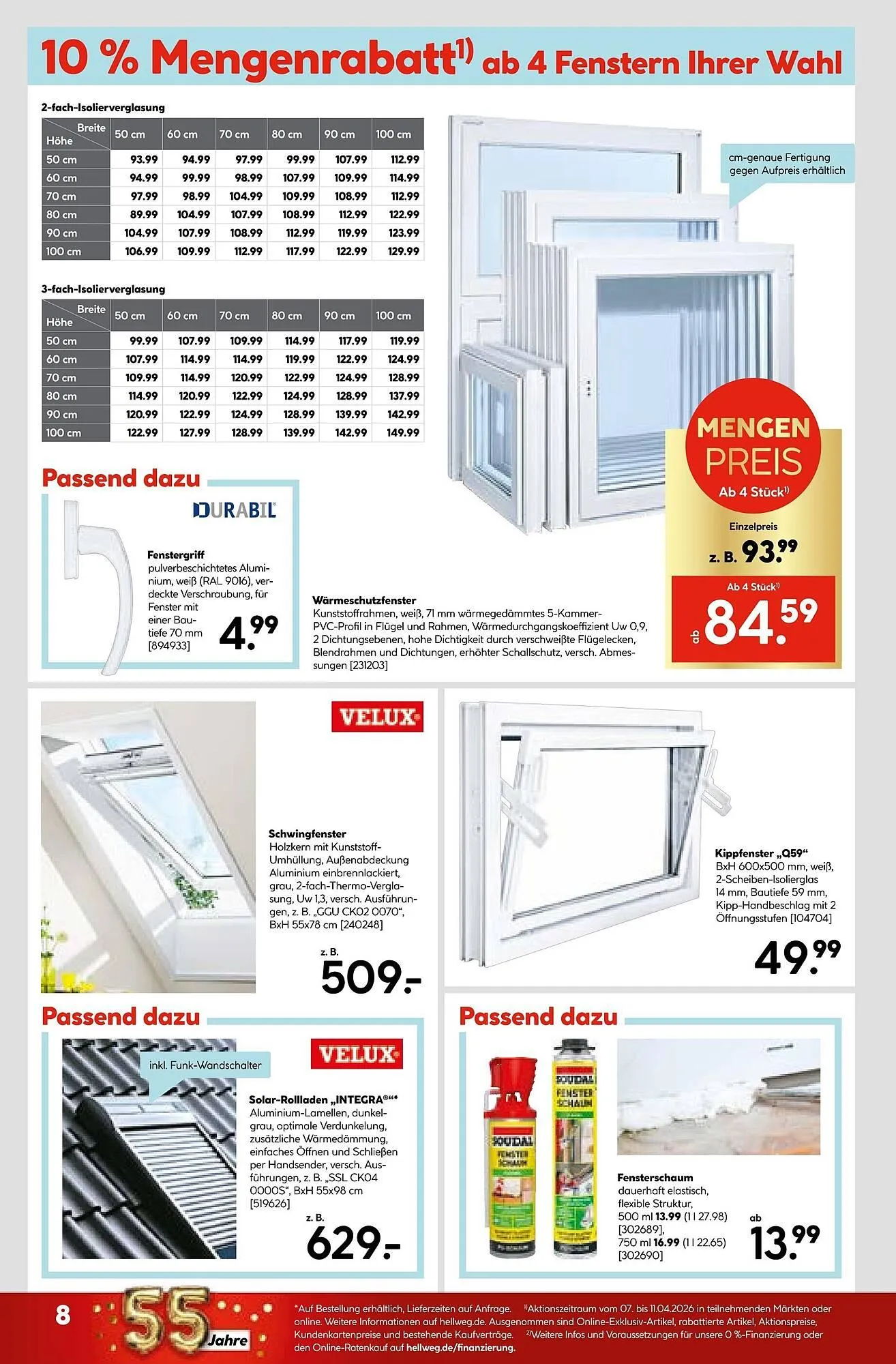 Hellweg Prospekt von 7. April bis 11. April 2026 - Prospekt seite 8