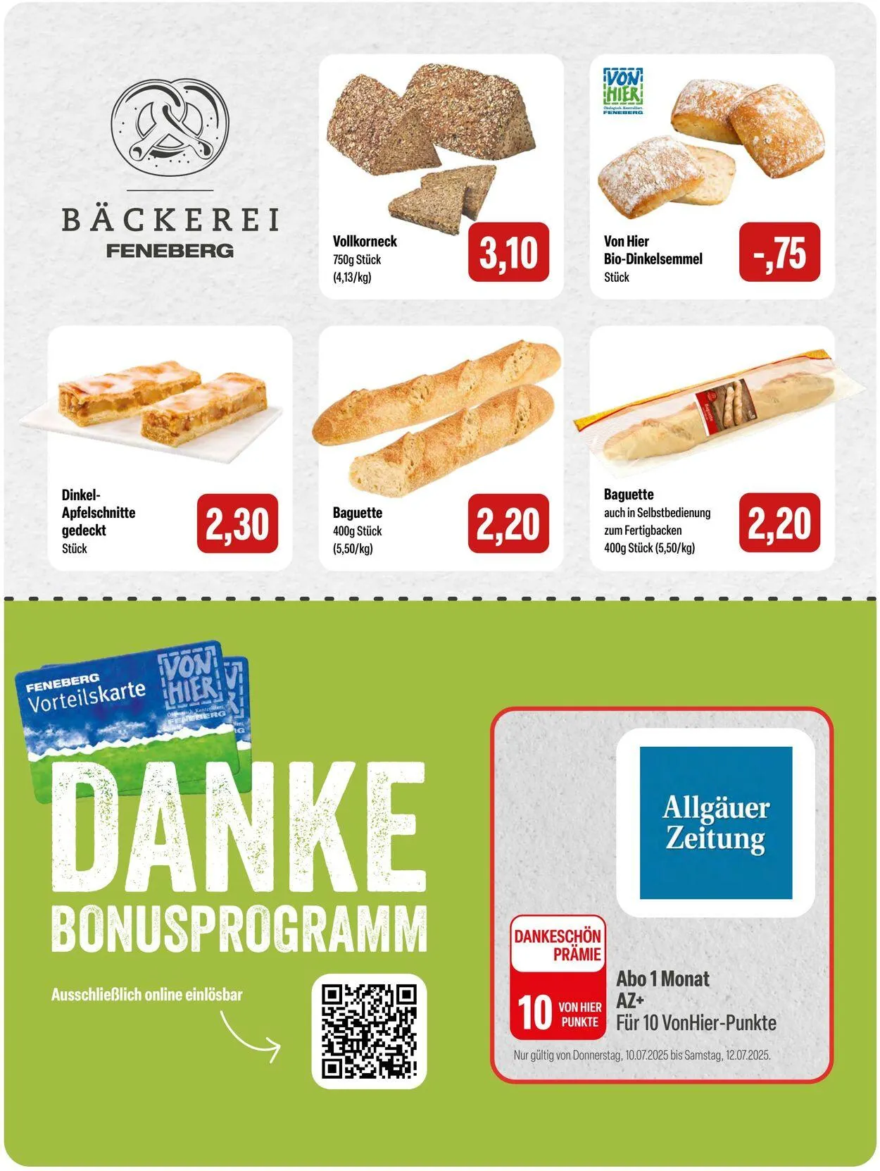 Feneberg Aktueller Prospekt von 7. Juli bis 13. Juli 2025 - Prospekt seite 8