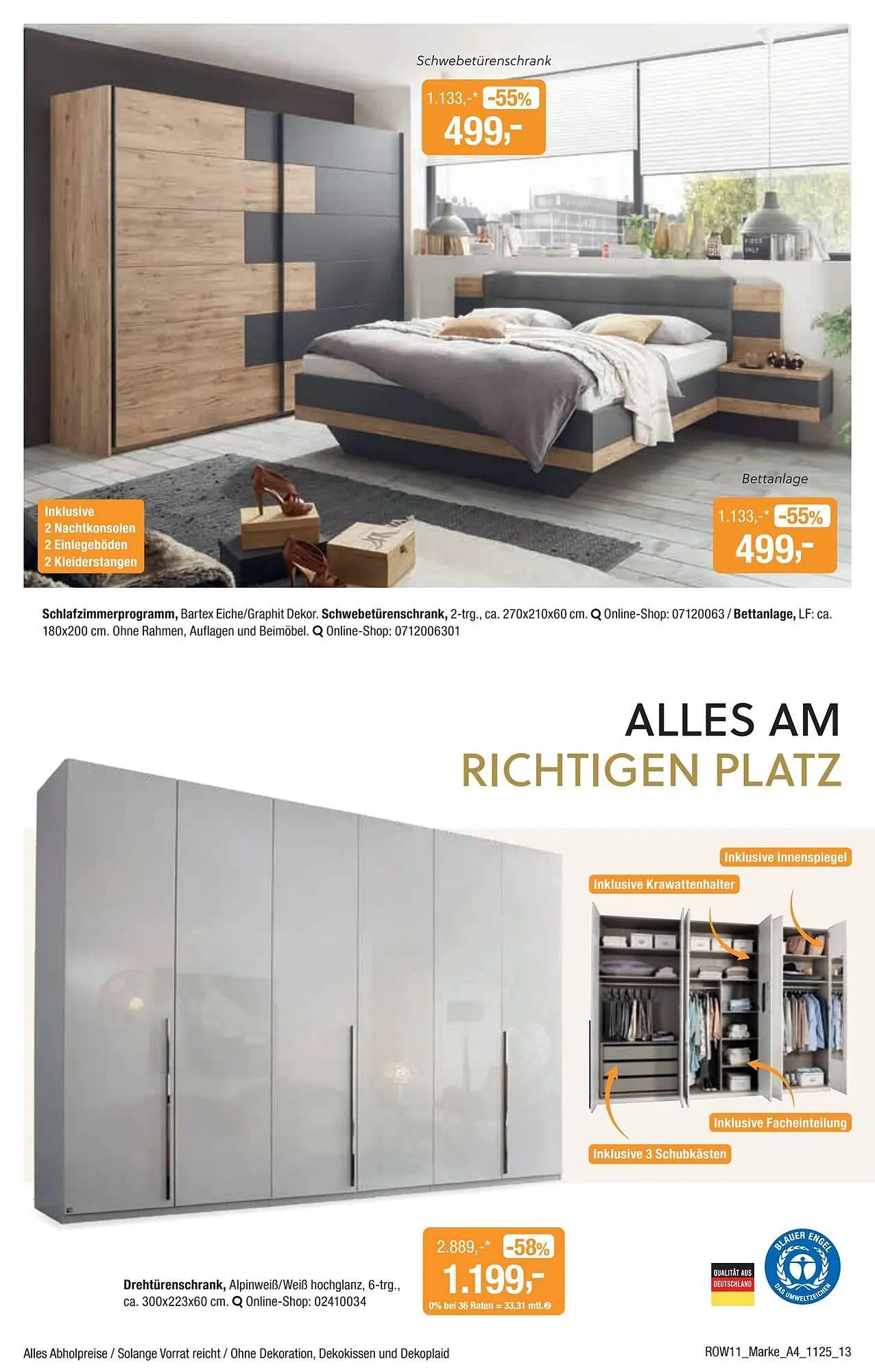 Opti Wohnwelt Prospekt von 23. Oktober bis 16. November 2025 - Prospekt seite 13