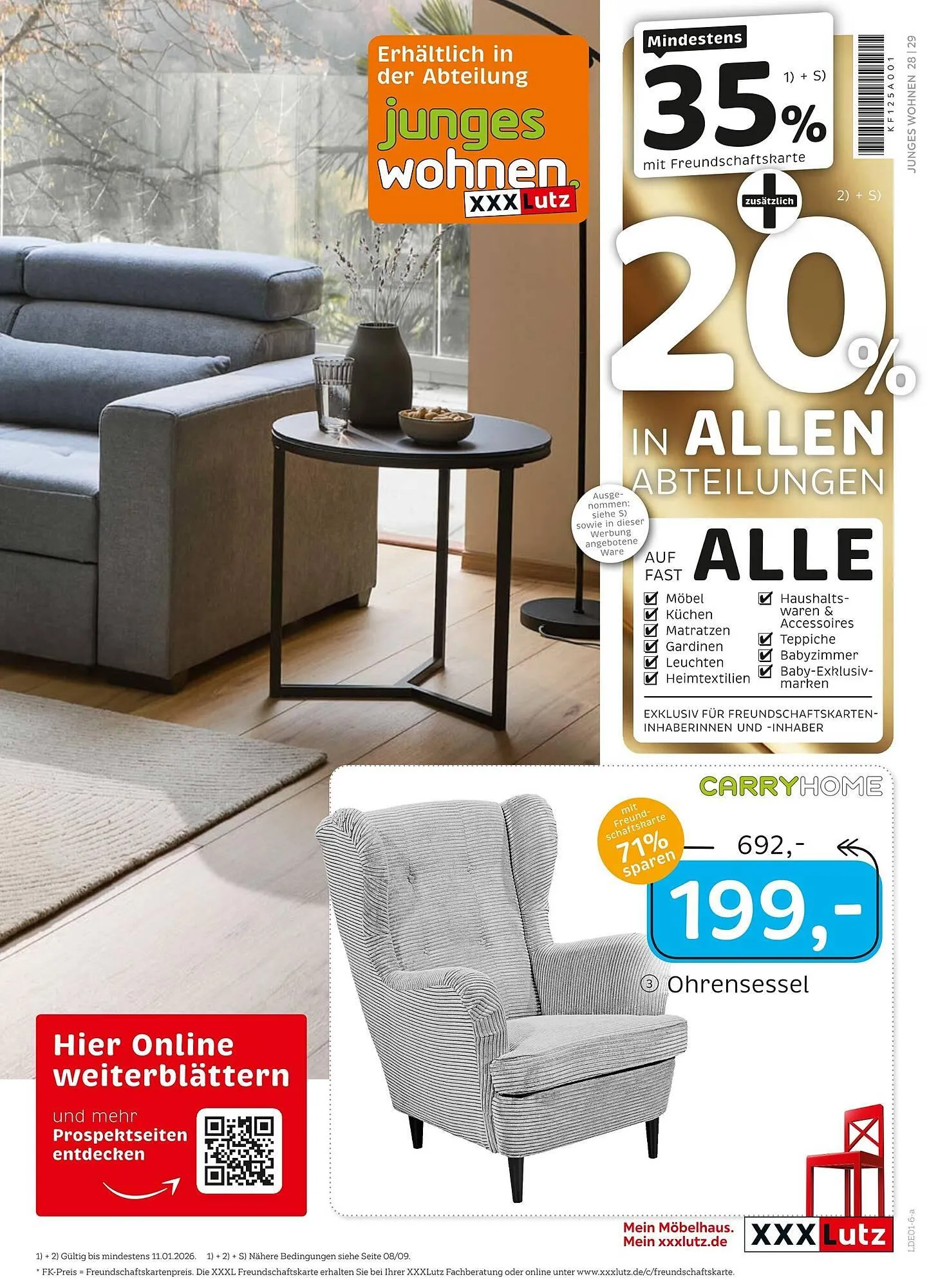 XXXLutz Prospekt von 27. Dezember bis 11. Januar 2026 - Prospekt seite 37