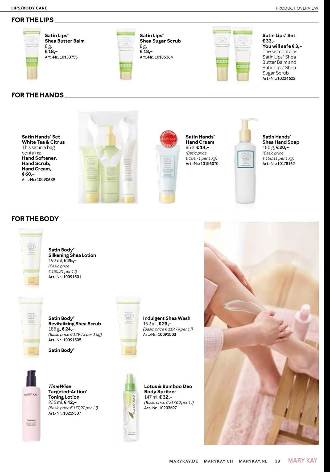 Mary Kay Prospekt von 25. März bis 30. April 2025 - Prospekt seite 33